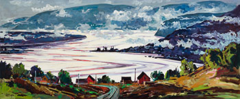 Levée de brume sur le St-Laurent by Bruno Cote sold for $11,875