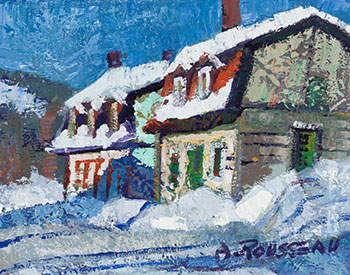 Baie-St-Paul by Albert Rousseau vendu pour $1,625