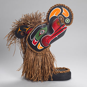 Kwakiutl Crooked Beak of Heaven by Stanley E. Hunt III sold for $3,750