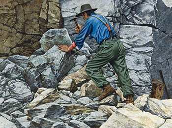 The Prospector by Donald Houston Curley sold for $3,750