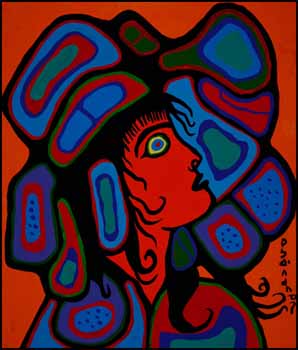 A Friend by Norval H. Morrisseau vendu pour $12,650