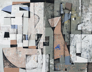 Abstraction by Louis Jaque vendu pour $2,125