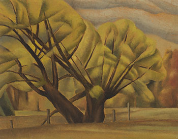 Willows by Bertram Richard Brooker sold for $16,250