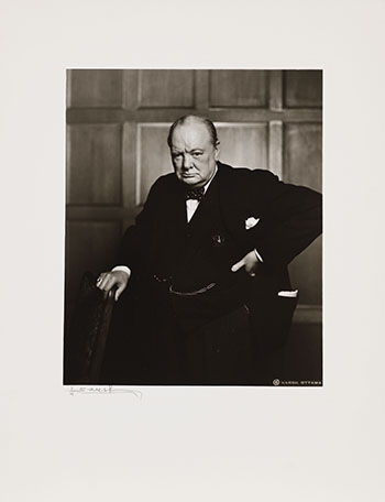 Churchill by Yousuf Karsh sold for $10,000