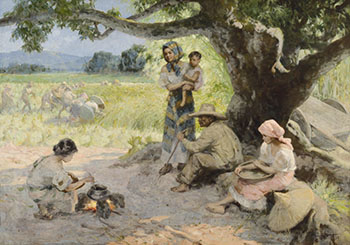 Pastoral Scene by Fernando Cueto Amorsolo vendu pour $265,250