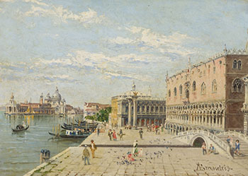Ducal Palace, Venice by Antoinetta Brandeis sold for $10,000