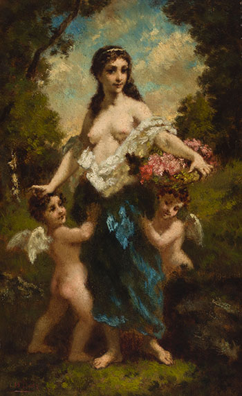 Venus by Narcisse Virgile Diaz de la Pena sold for $3,750