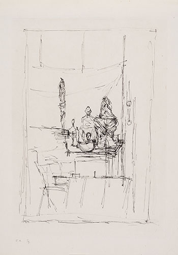 Figurines dans l'atelier (from La Magie Quotidienne) by Alberto Giacometti vendu pour $1,625