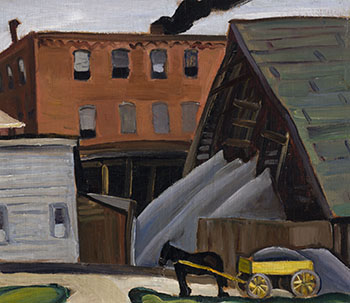 Horse and Cart, Brockville by Efa Prudence Heward sold for $25,000