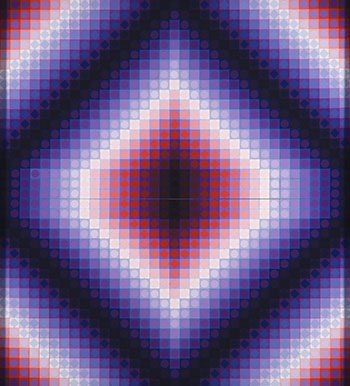 Mekka by Victor Vasarely vendu pour $25,000