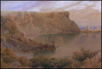 Cliffs Overlooking a Bay by Circle of Charles Jones Way vendu pour $259