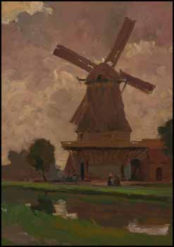 The Windmill by Attributed to John William Beatty vendu pour $489