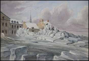 Great Ice Shore at Montreal by Early 19th Century Canadian School vendu pour $3,163