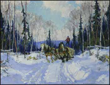Winter Logging by Manly Edward MacDonald vendu pour $6,435