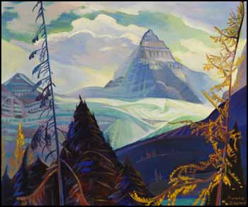 Clinging Clouds, Mt. Assiniboine by Annora Brown sold for $3,510