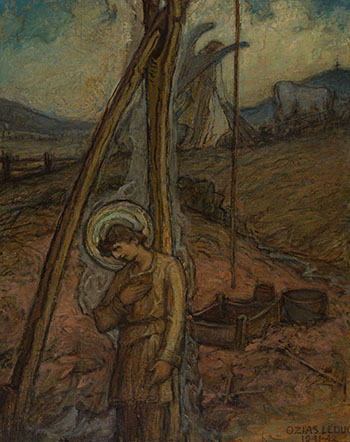Saint Isidore le Laboureur by Ozias Leduc sold for $4,063