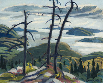 Sunny Afternoon - Lake Superior by Muriel Yvonne McKague Housser sold for $8,750