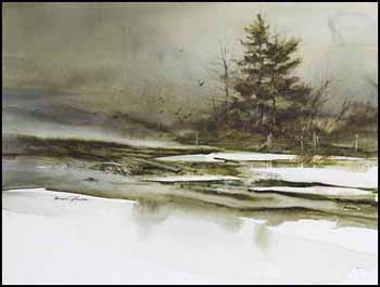 Winter River (00736/2013-443) by Brian R. Johnson vendu pour $156