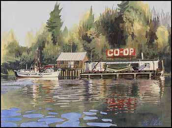 Annieville Co-op (01013/2013-1887) by Bill McLuckie sold for $432