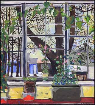 Looking Out Mrs. Albert's Window (01254/2013-1585) by Jennifer Garrett sold for $250