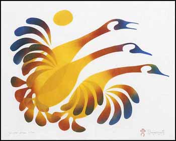 Canada Geese (01433/2013-2447) by Simon Brascoupe vendu pour $297