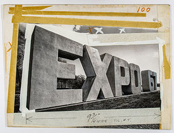 A Fair Way to Celebrate Canada's Centennial, Expo '67, Montreal, 1967 by Sam Falk vendu pour $3,750