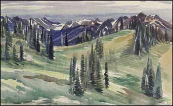 On Mount Revelstoke (02092/2013-1156) by John Ensor vendu pour $625