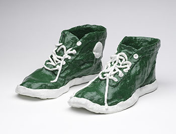 Green Running Shoes by Agatha (Gathie) Falk vendu pour $20,000