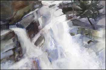 Cameron Falls, Alberta (02415/2013-556) by Thelma Likuski sold for $81