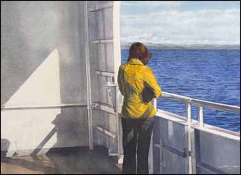 Woman Looking Towards the Sea (02432/2013-814) by Britton M. Francis sold for $1,000