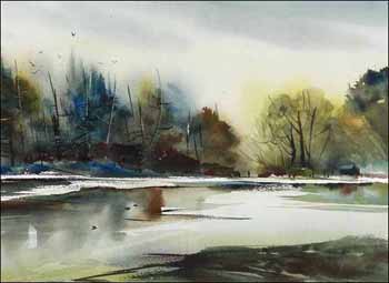 Winter Lake (02609/2013-1190) by John Herreilers sold for $243