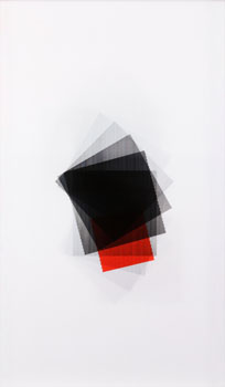 Black Squared, Red Square, and Again by Babak Golkar vendu pour $1,500