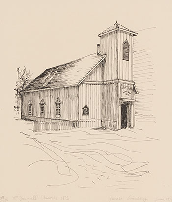 McDougall Church, 1873 by James Lindsay vendu pour $31