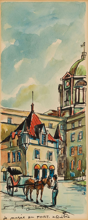 Le musée du fort à Québec by Jean Jacques sold for $31