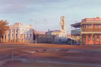 Evening Shadows, Castlemaine by Kenneth William David Jack sold for $313