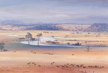 Snowy River Flats by Kenneth William David Jack vendu pour $250