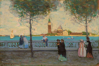 Late Afternoon, Venice by Clarence Alphonse Gagnon sold for $205,250