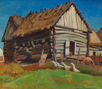 The Log Barn par Kathleen Frances Daly Pepper