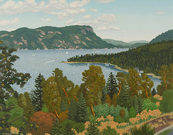 Above Maple Bay by Edward John (E.J.) Hughes