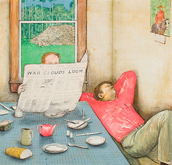 The Last Days, Series #4 by William Kurelek