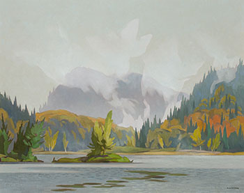 October Morning, Oxtongue Lake par Alfred Joseph (A.J.) Casson