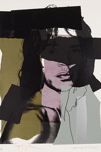 Mick Jagger (F.S.II.145) par Andy Warhol