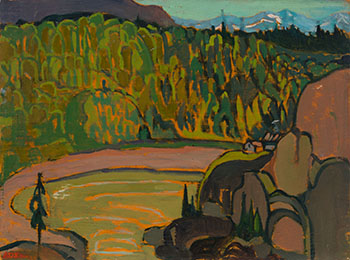 Skeena River, British Columbia by Anne Douglas Savage