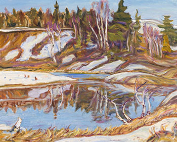 Early Spring, Rivière des Nations par Alexander Young (A.Y.) Jackson