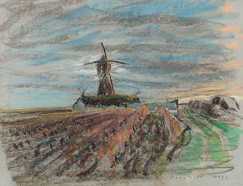 Windmill by Joseph Francis (Joe) Plaskett