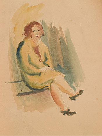 Seated Woman (Streetcar) by Miller Gore Brittain