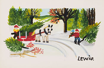 Log Cutters by Maud Lewis