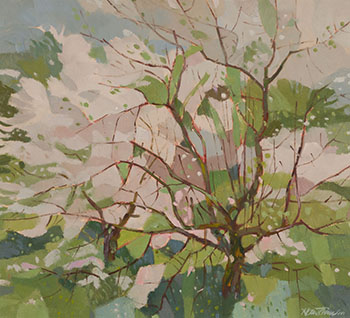 Blossoms in the Wind, Beaver Valley Orchard par Donald MacKay Houstoun