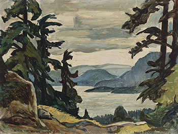 Douglas Firs, Pender Island, BC by Robert Bateman