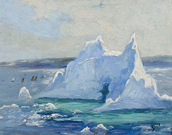 Iceberg off Newfoundland par Maurice Galbraith Cullen